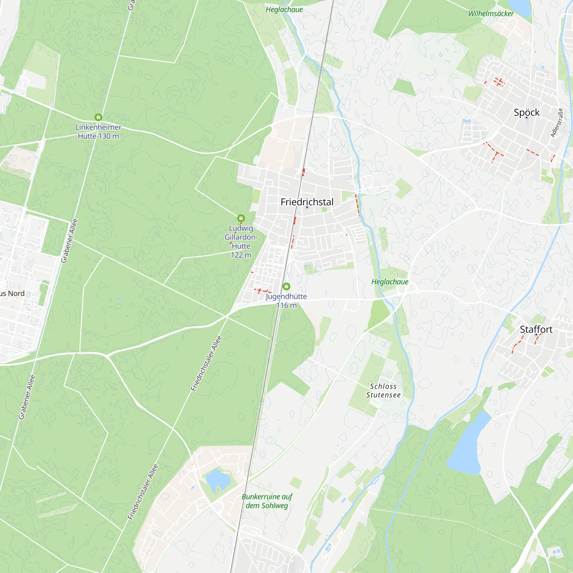 Jugendhütte map
