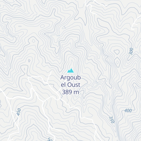 Map of Argoub el Oust