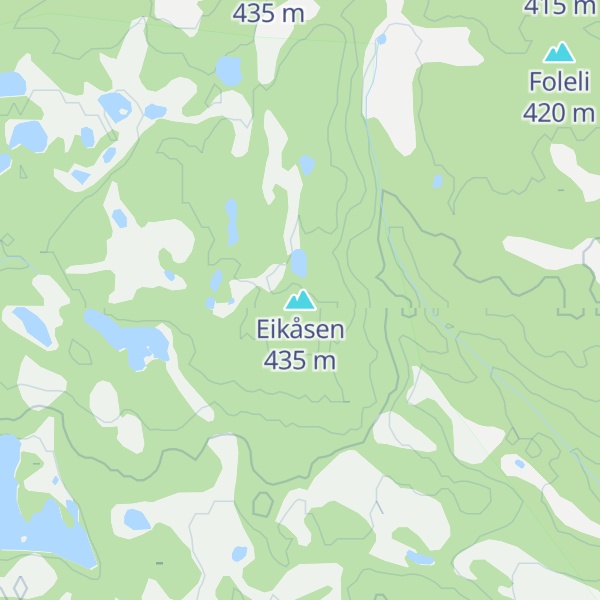 Map of Eikåsen