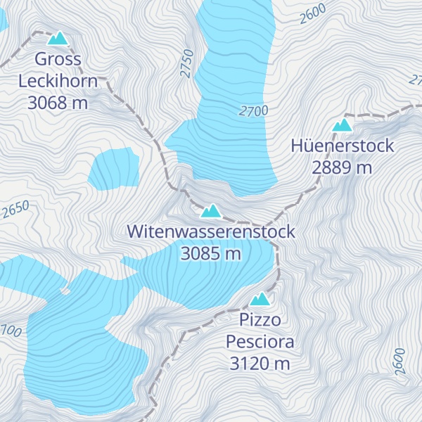 Map of Witenwasserenstock