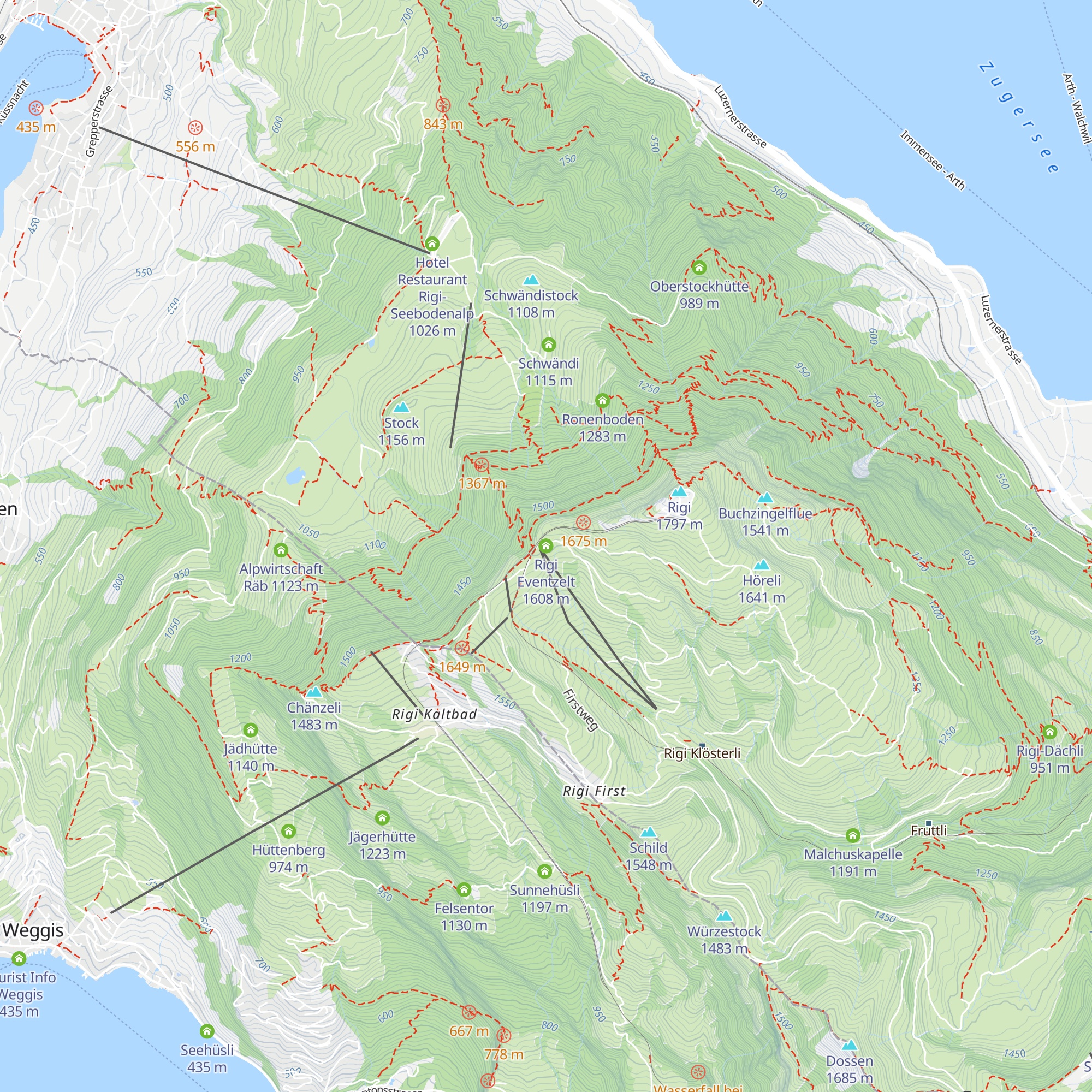 Rigi Eventzelt map