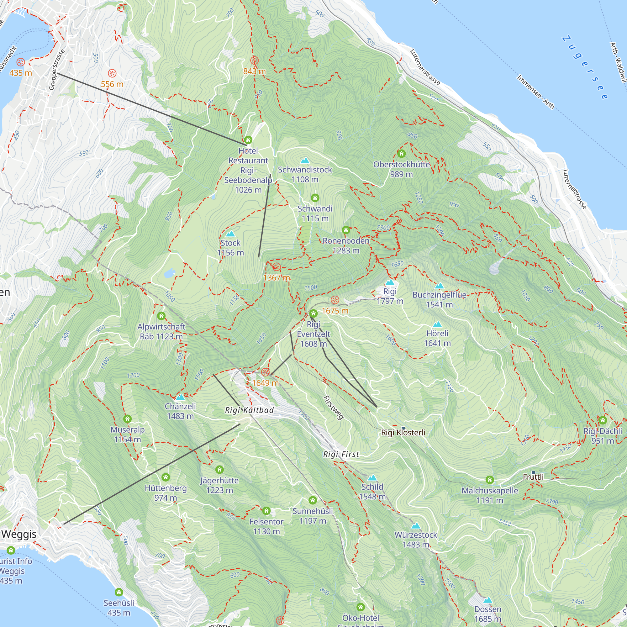 Rigi Eventzelt map