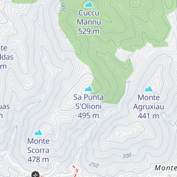 Map of Sa Punta S'Olioni