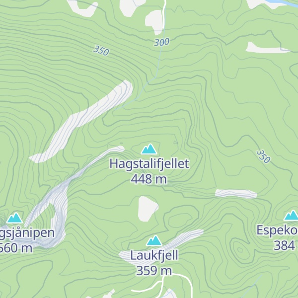 Map of Hagstalifjellet
