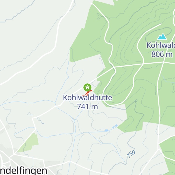 Map of Kohlwaldhütte