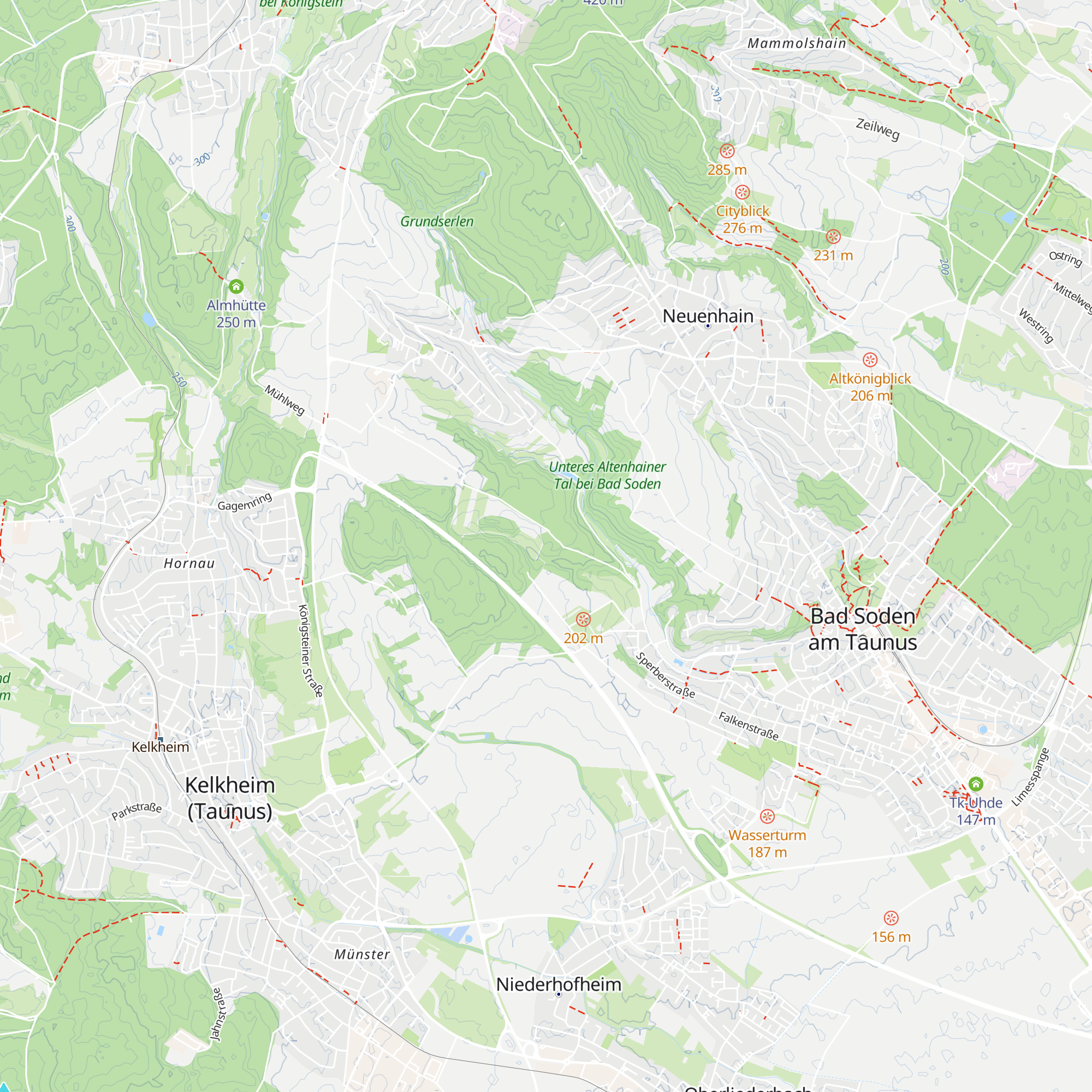 Alsfeldhütte map