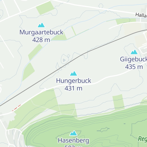 Map of Hungerbuck