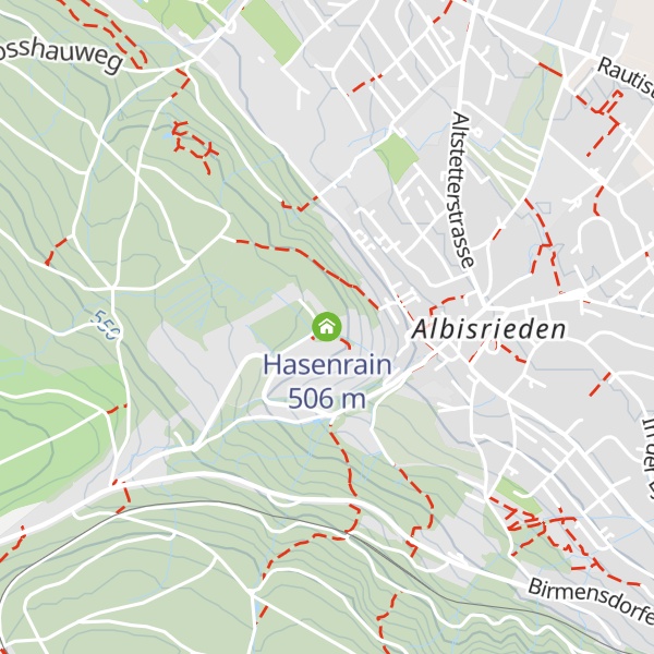 Map of Hasenrain