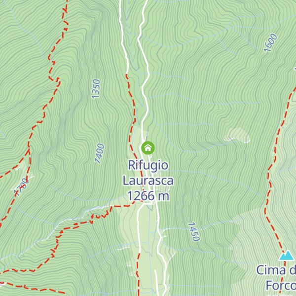Map of Rifugio Laurasca