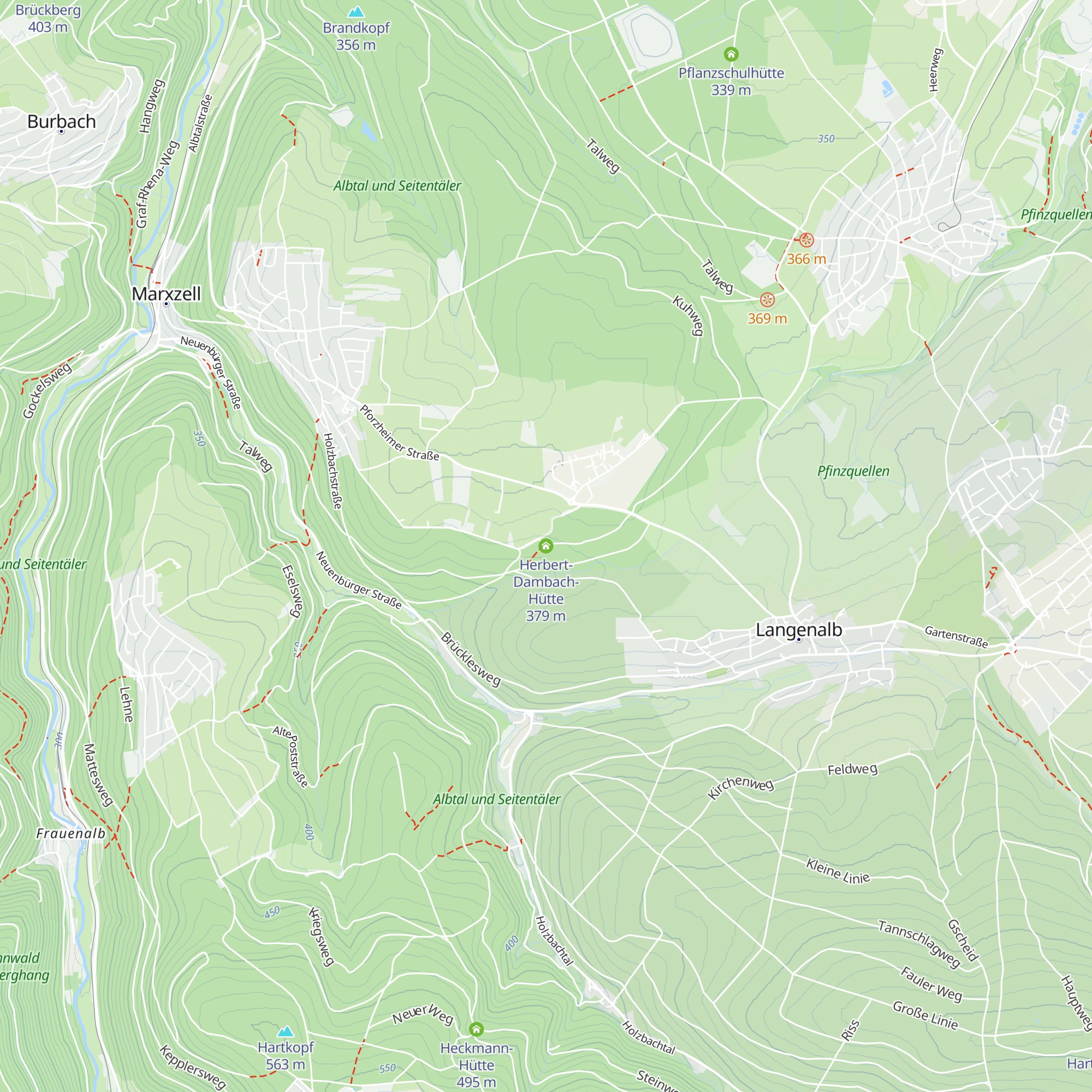 Herbert-Dambach-Hütte map