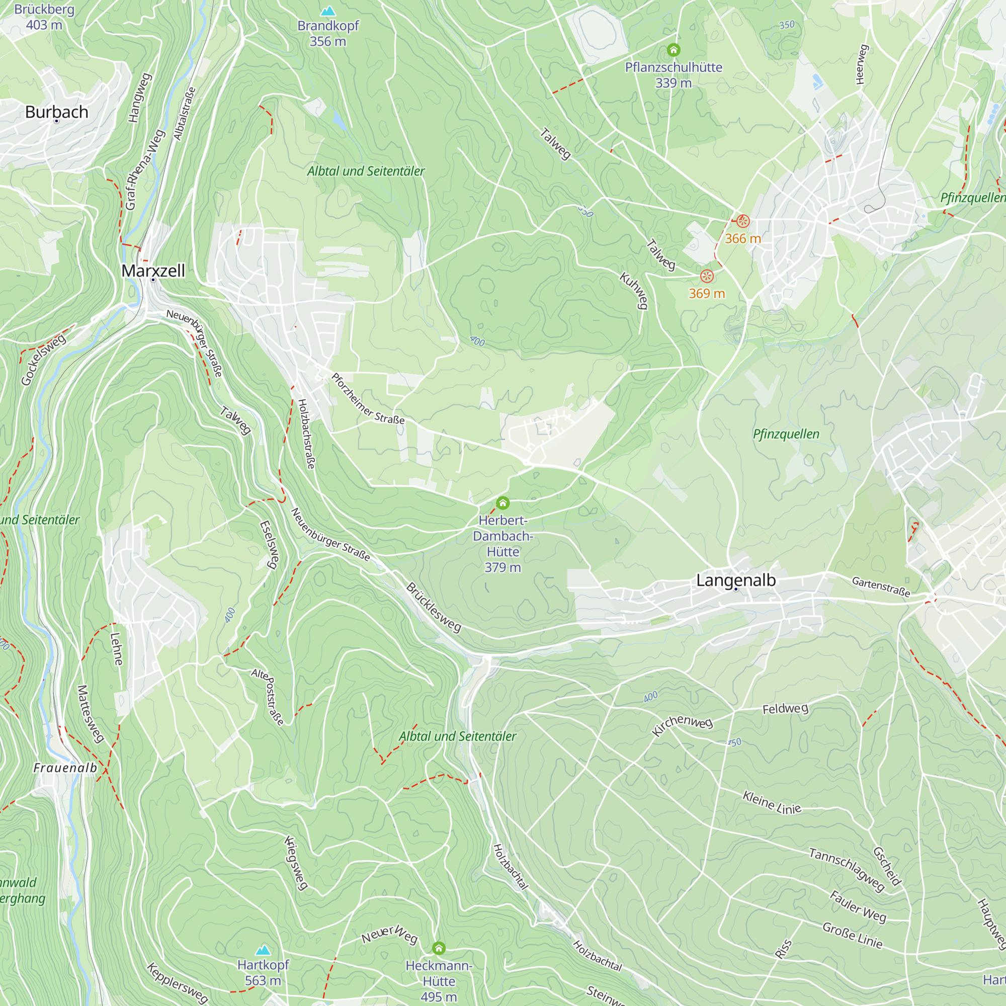 Herbert-Dambach-Hütte map