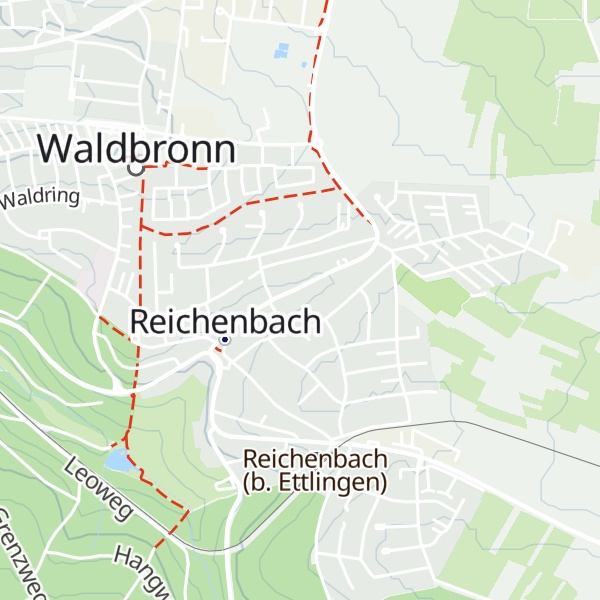 Map of Wanderheim Waldbronn