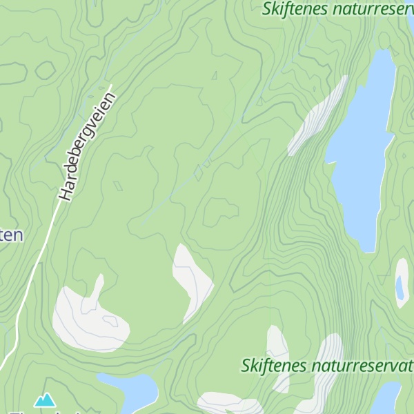 Map of Lille Ustadheia