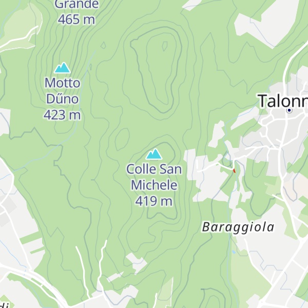 Map of Colle San Michele