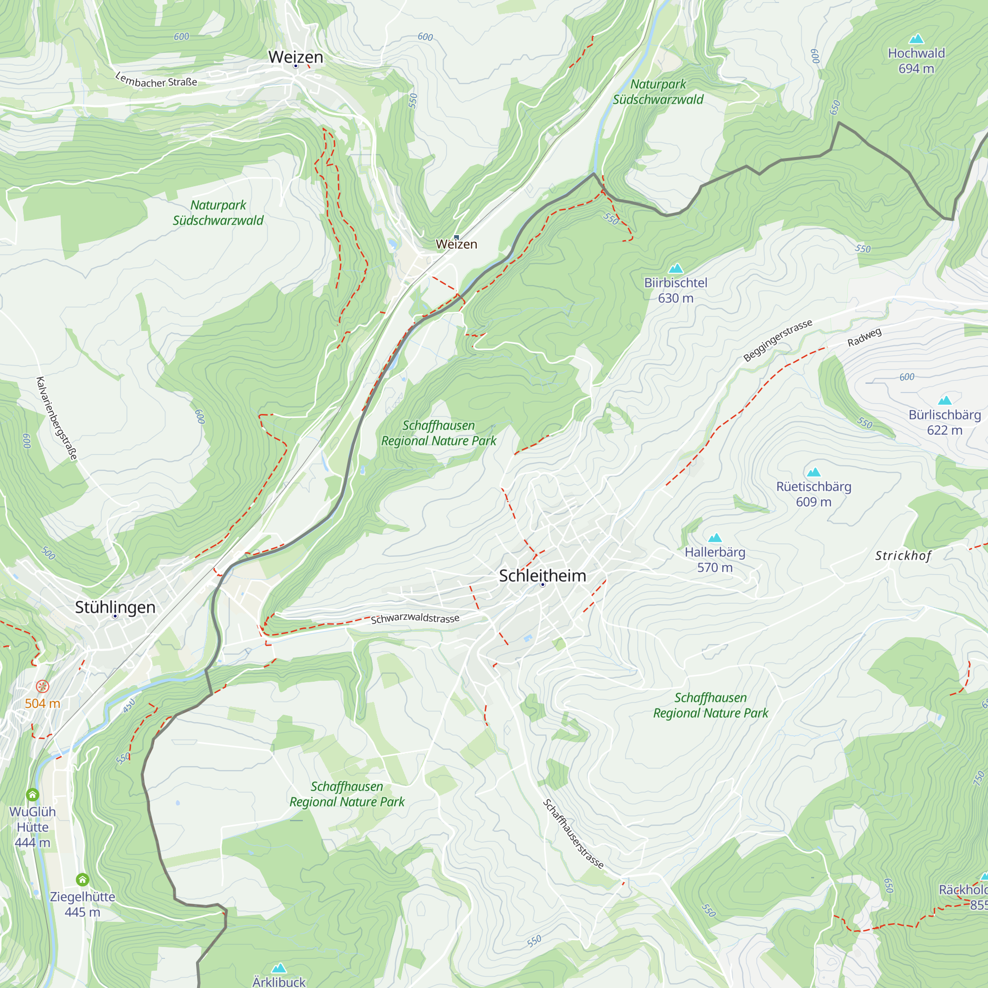 Traubenhütte map