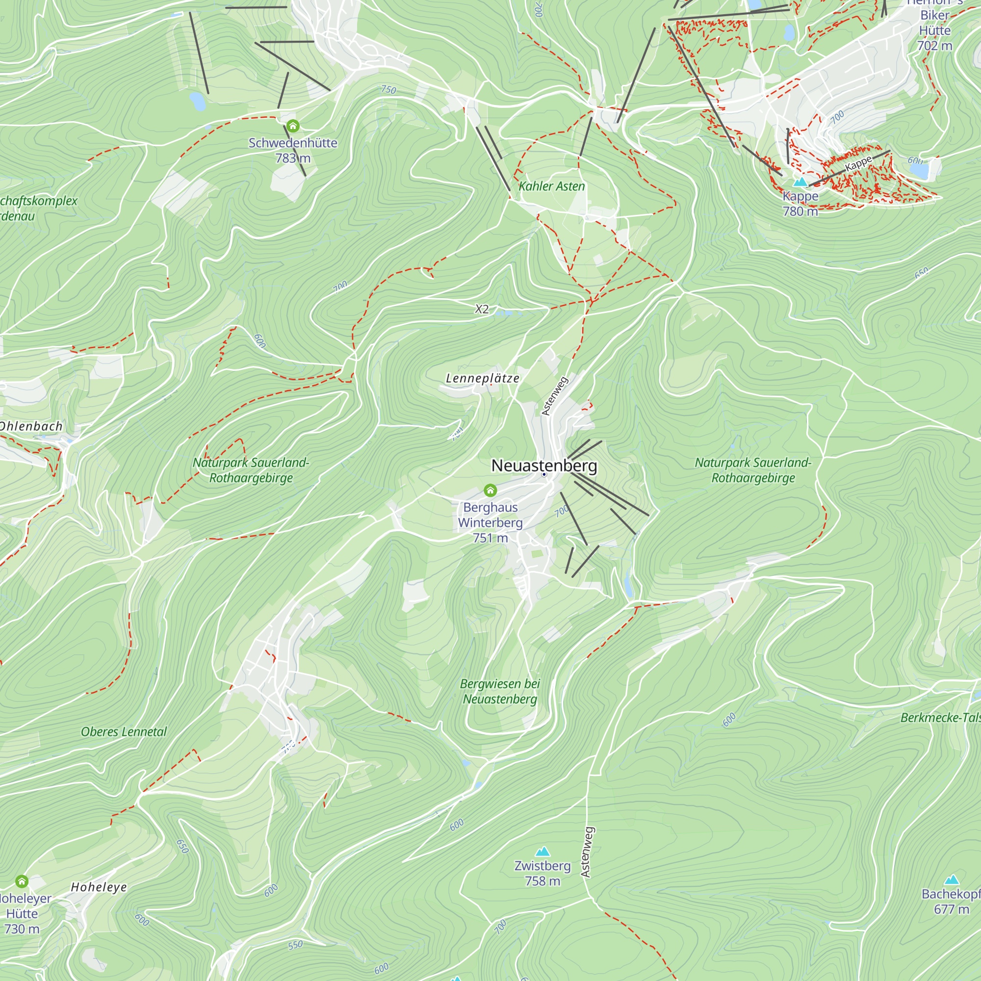 Berghaus Winterberg map