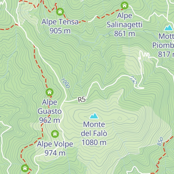 Map of Alpe Fei