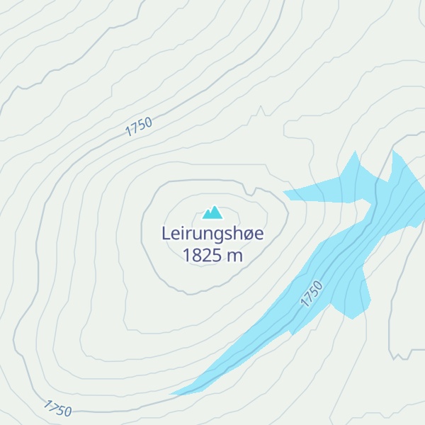 Map of Leirungshøe