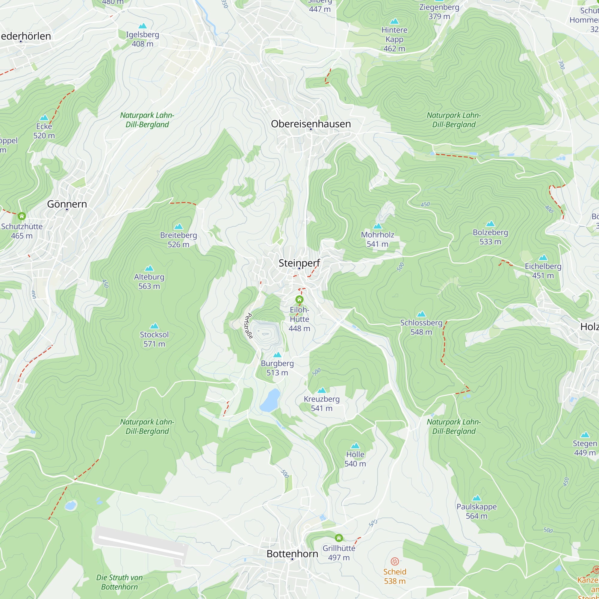 Eiloh-Hütte map