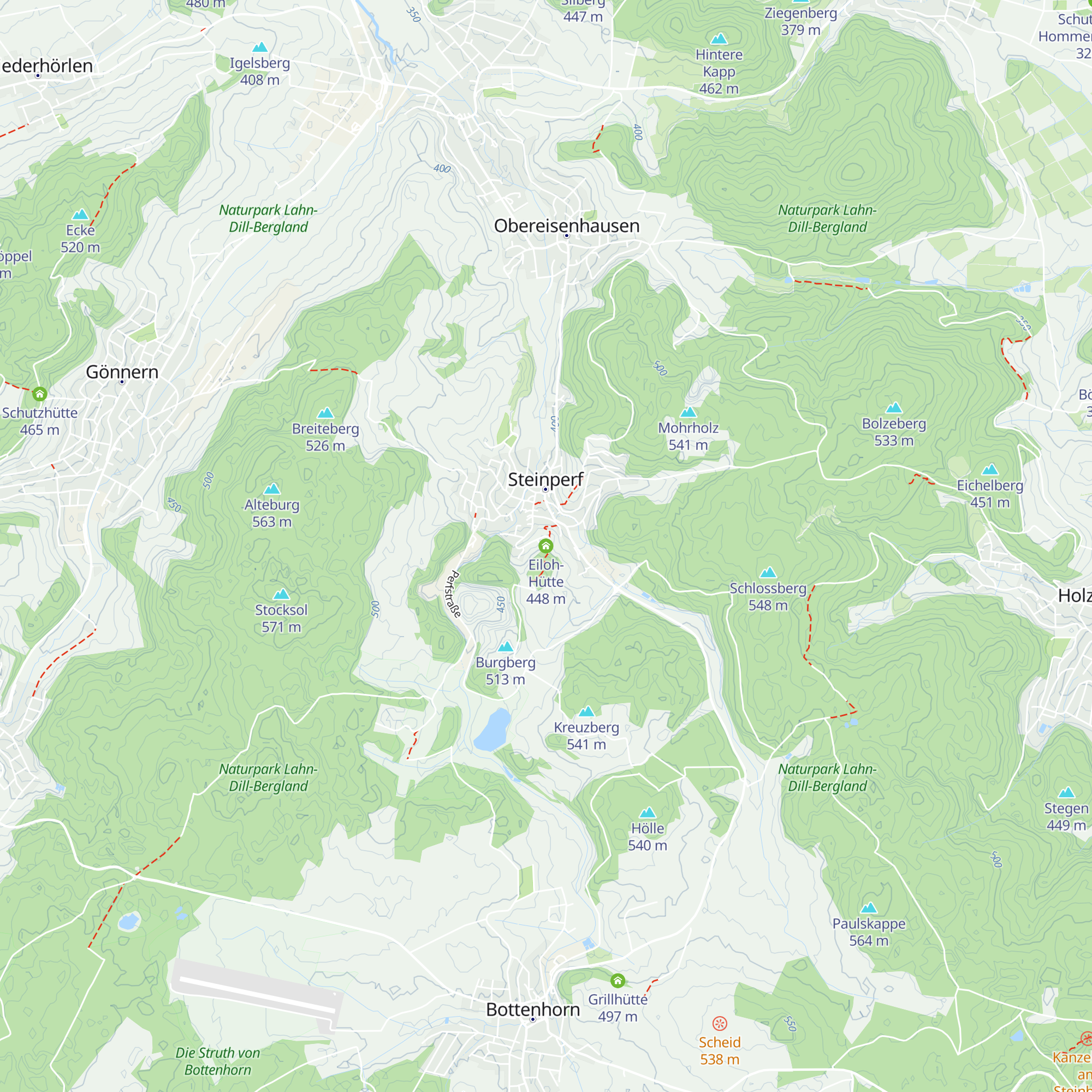 Eiloh-Hütte map