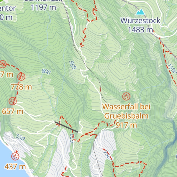 Map of Öko-Hotel Gruebisbalm
