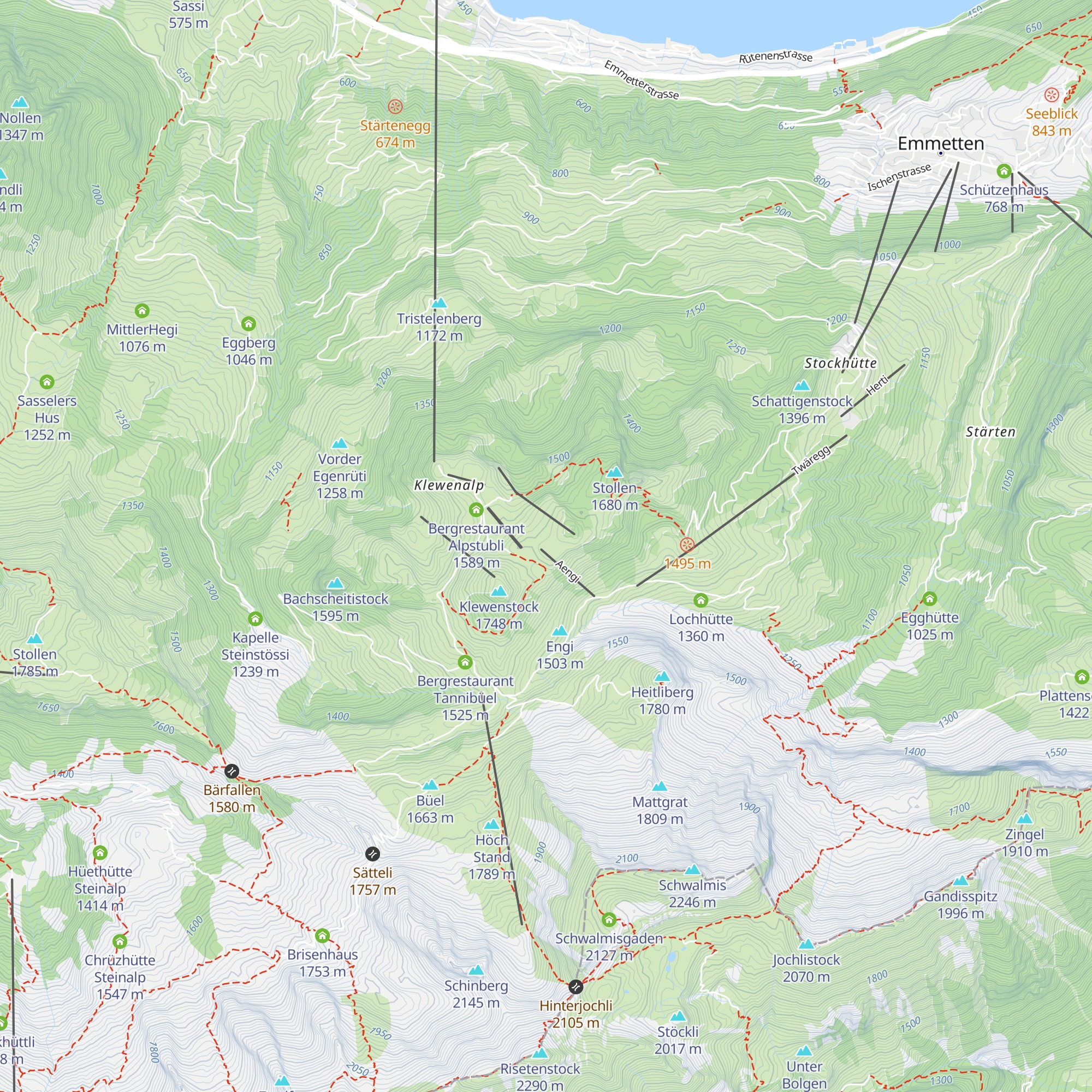 Schneebar map