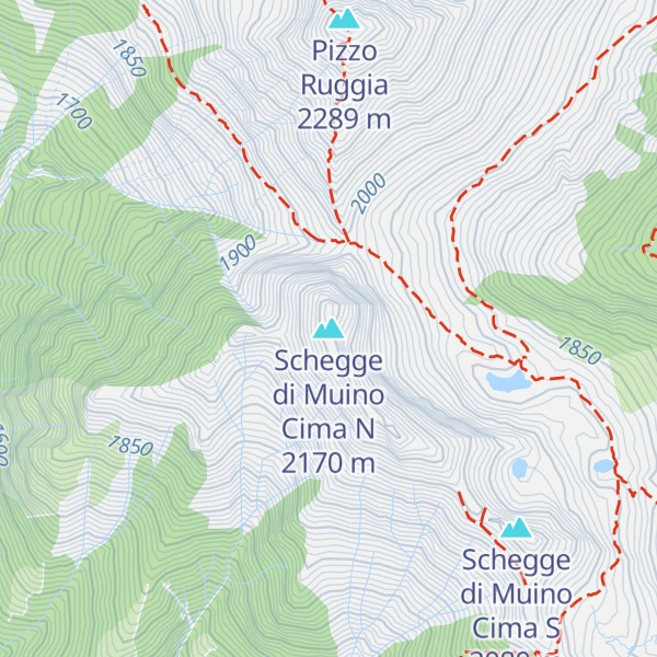 Map of Schegge di Muino Cima N
