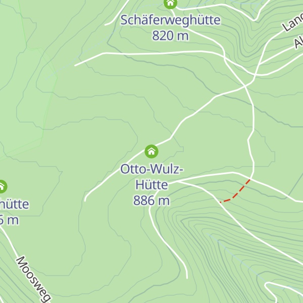 Map of Otto-Wulz-Hütte