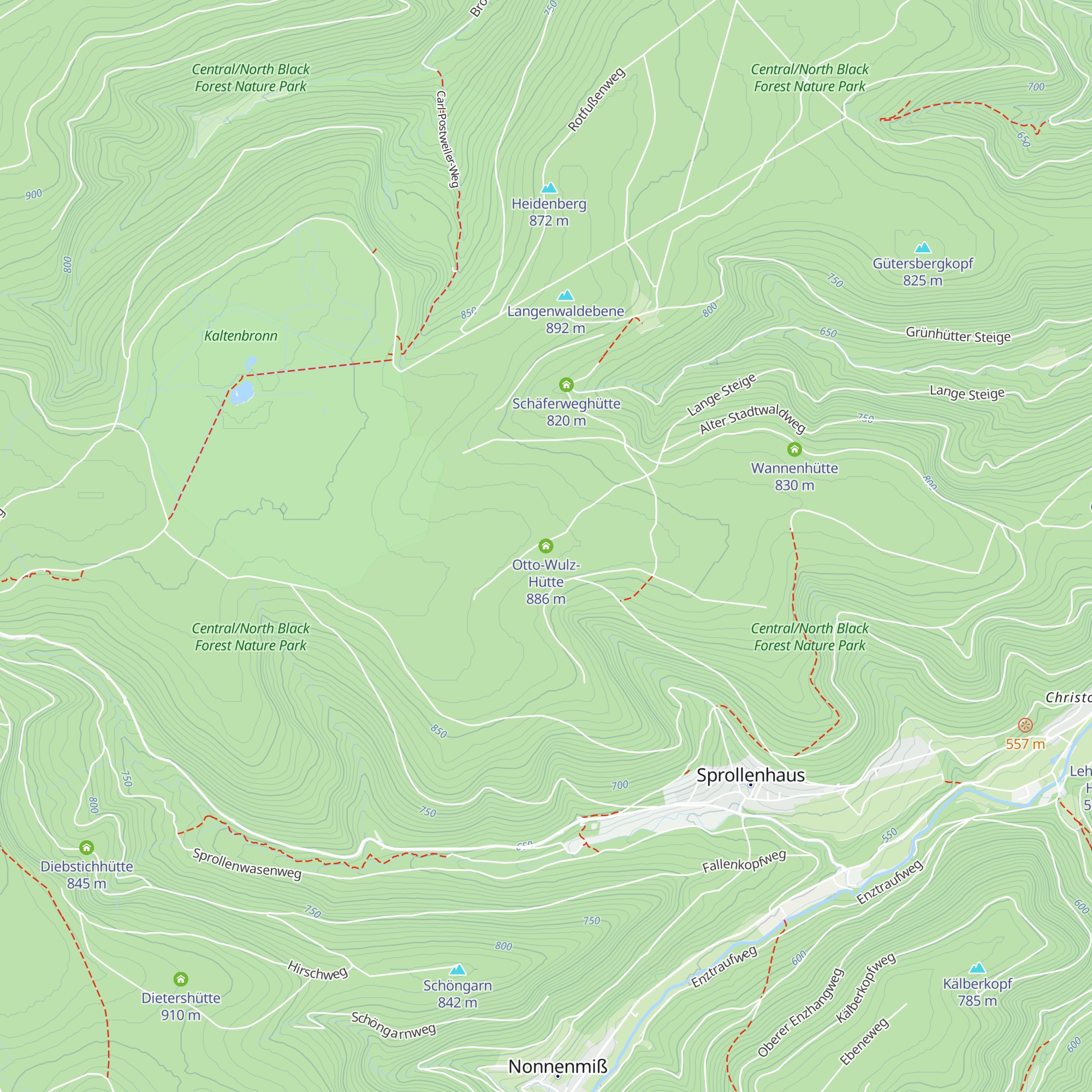 Otto-Wulz-Hütte map