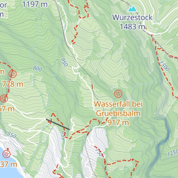 Map of Gruebisbalm