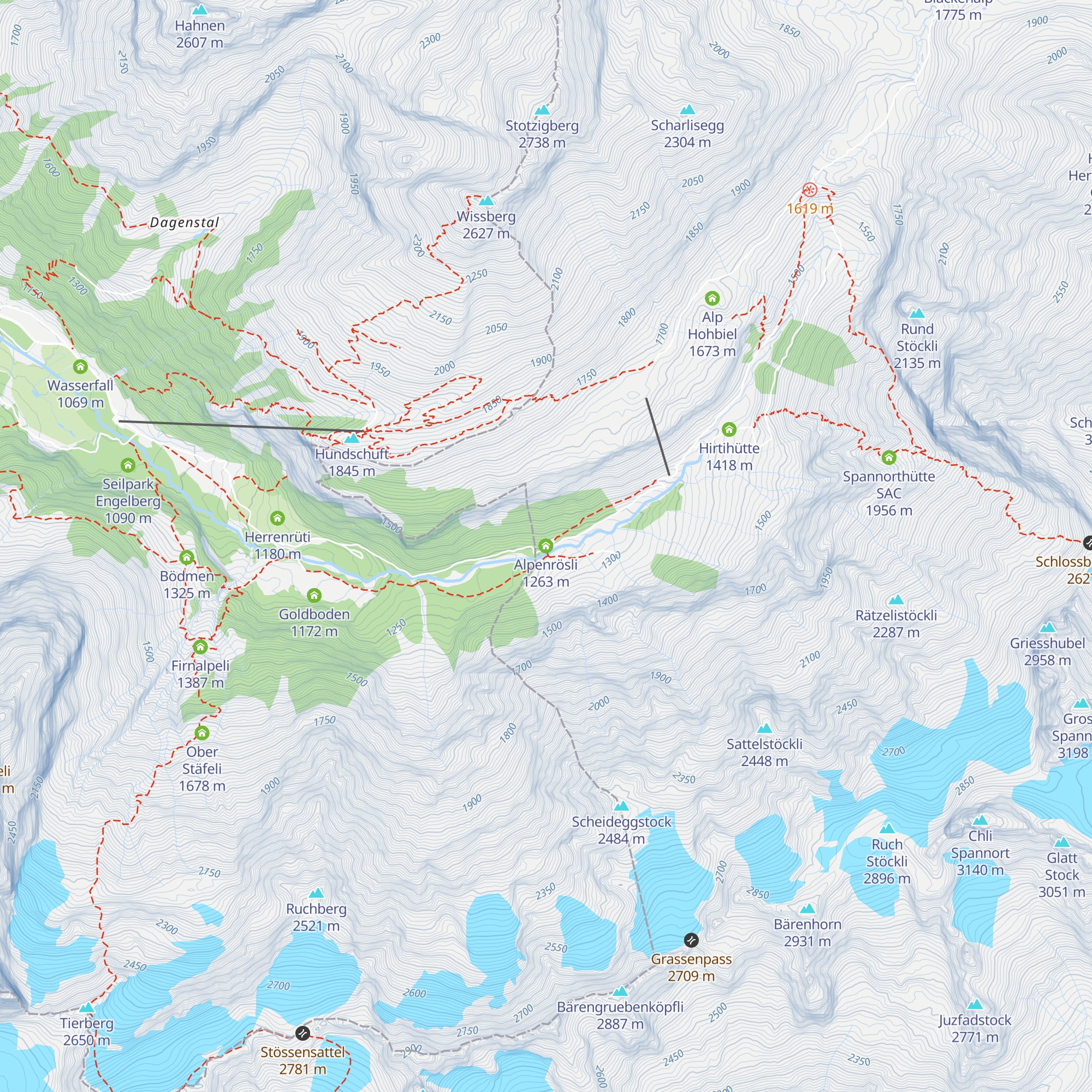 Alpenrösli map