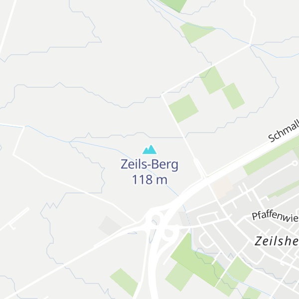 Map of Zeils-Berg