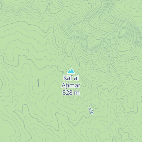 Map of Kāf al Aḩmar