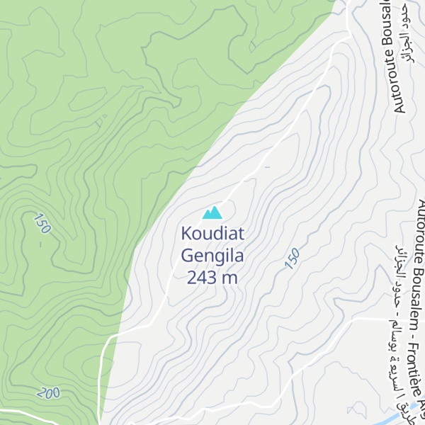 Map of Koudiat Gengila
