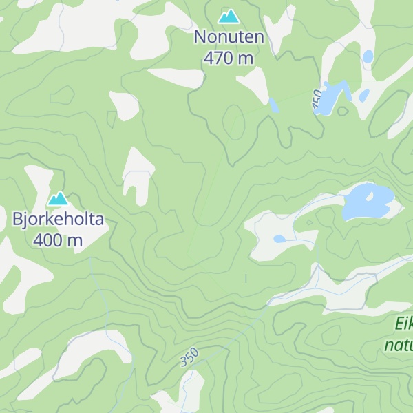 Map of Langemyrfjellet