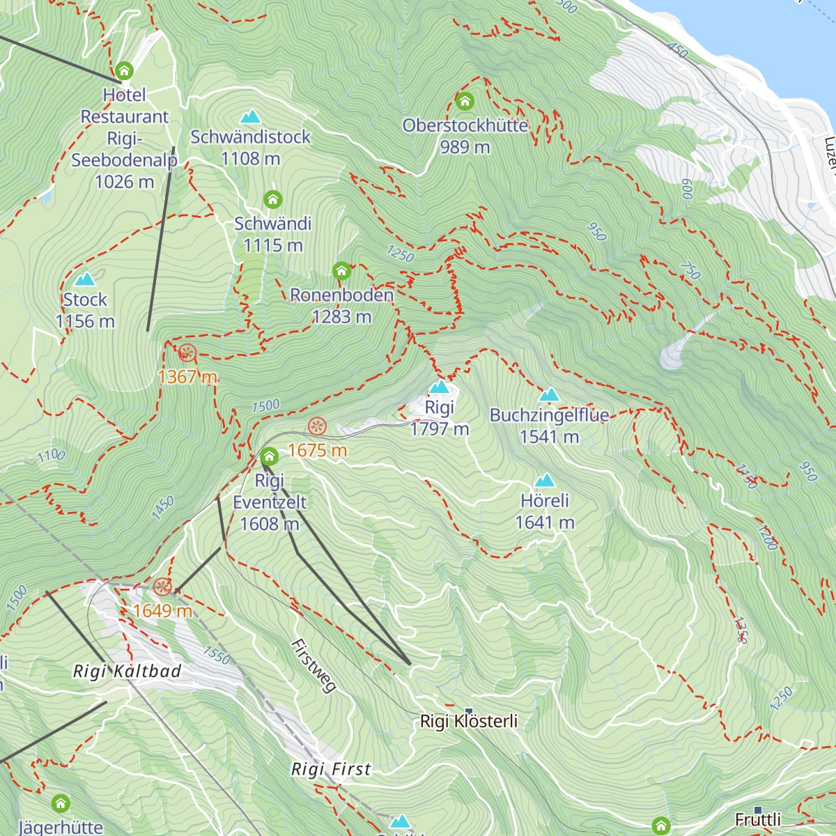 Rigi Pic map
