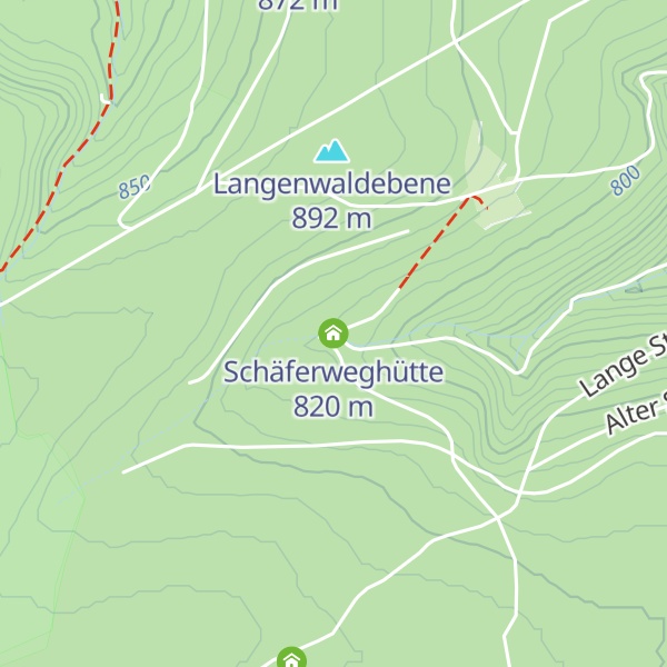 Map of Schäferweghütte