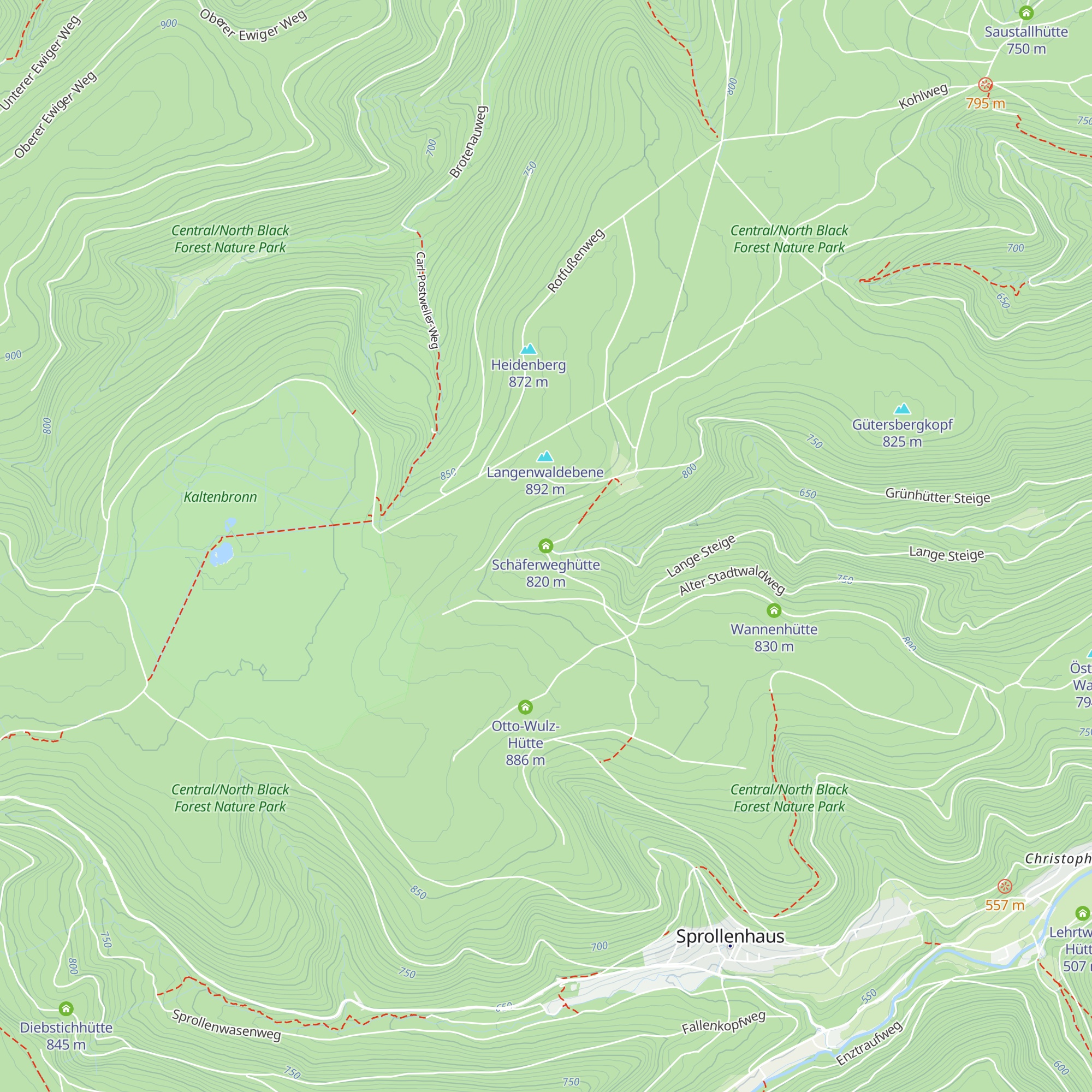 Schäferweghütte map