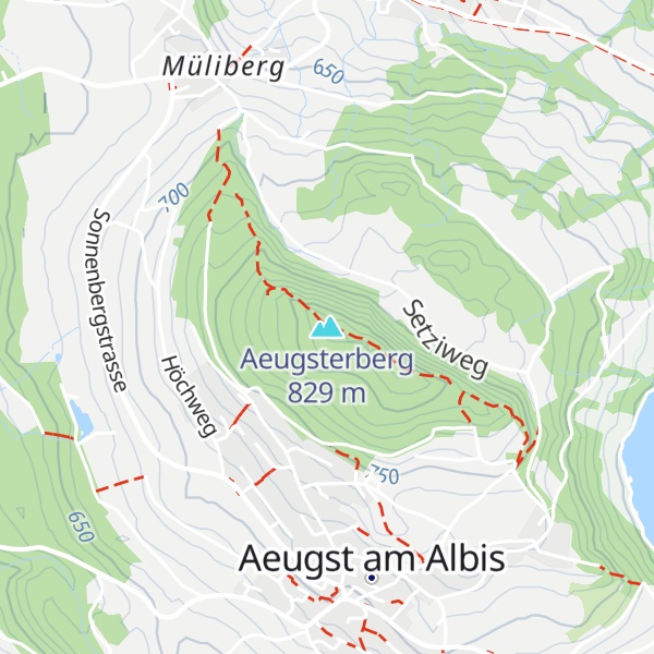 Map of Aeugsterberg