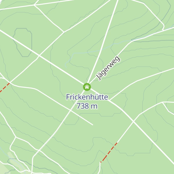 Map of Frickenhütte