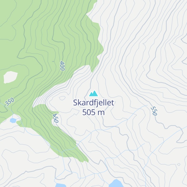 Map of Skardfjellet