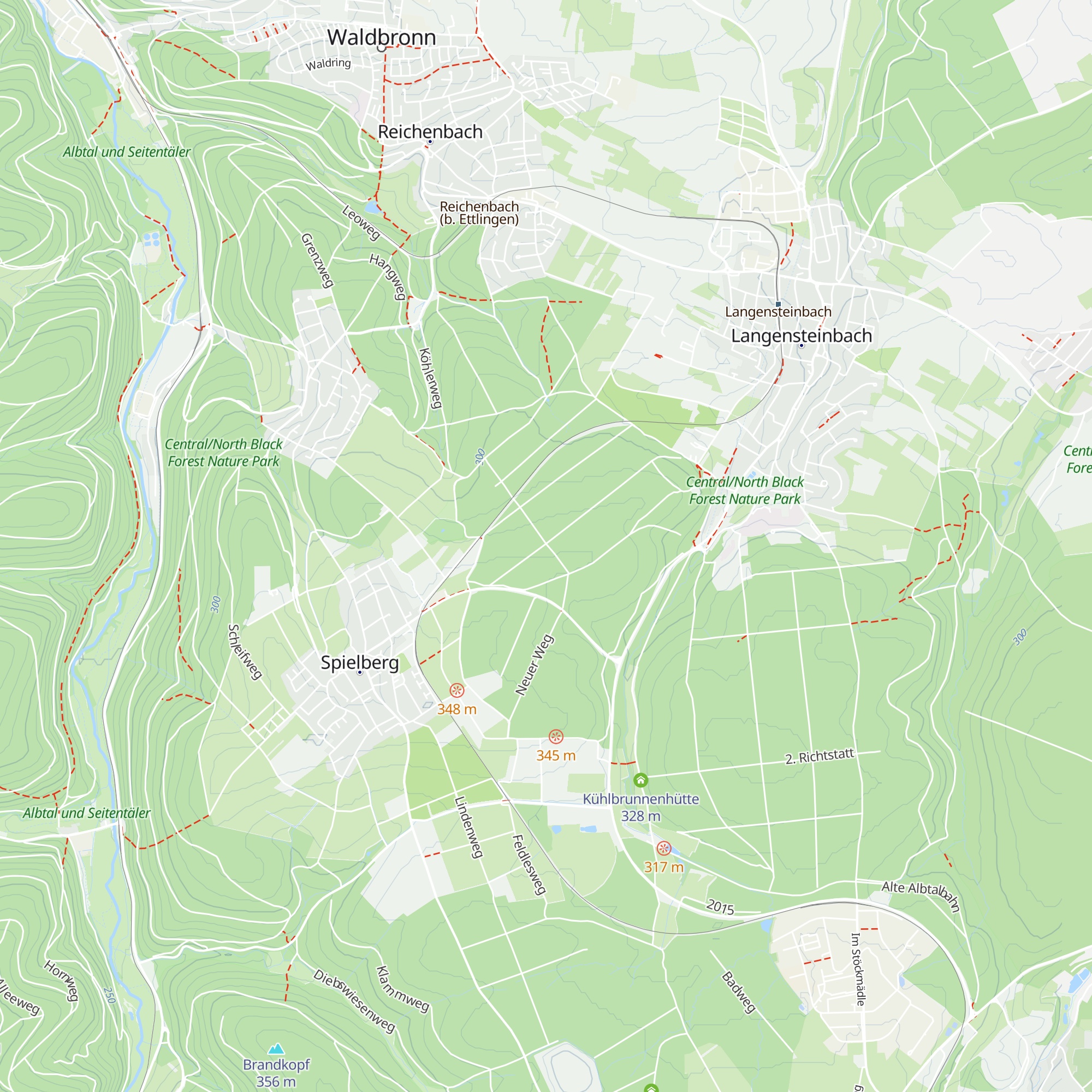 Tannenwaldhütte map