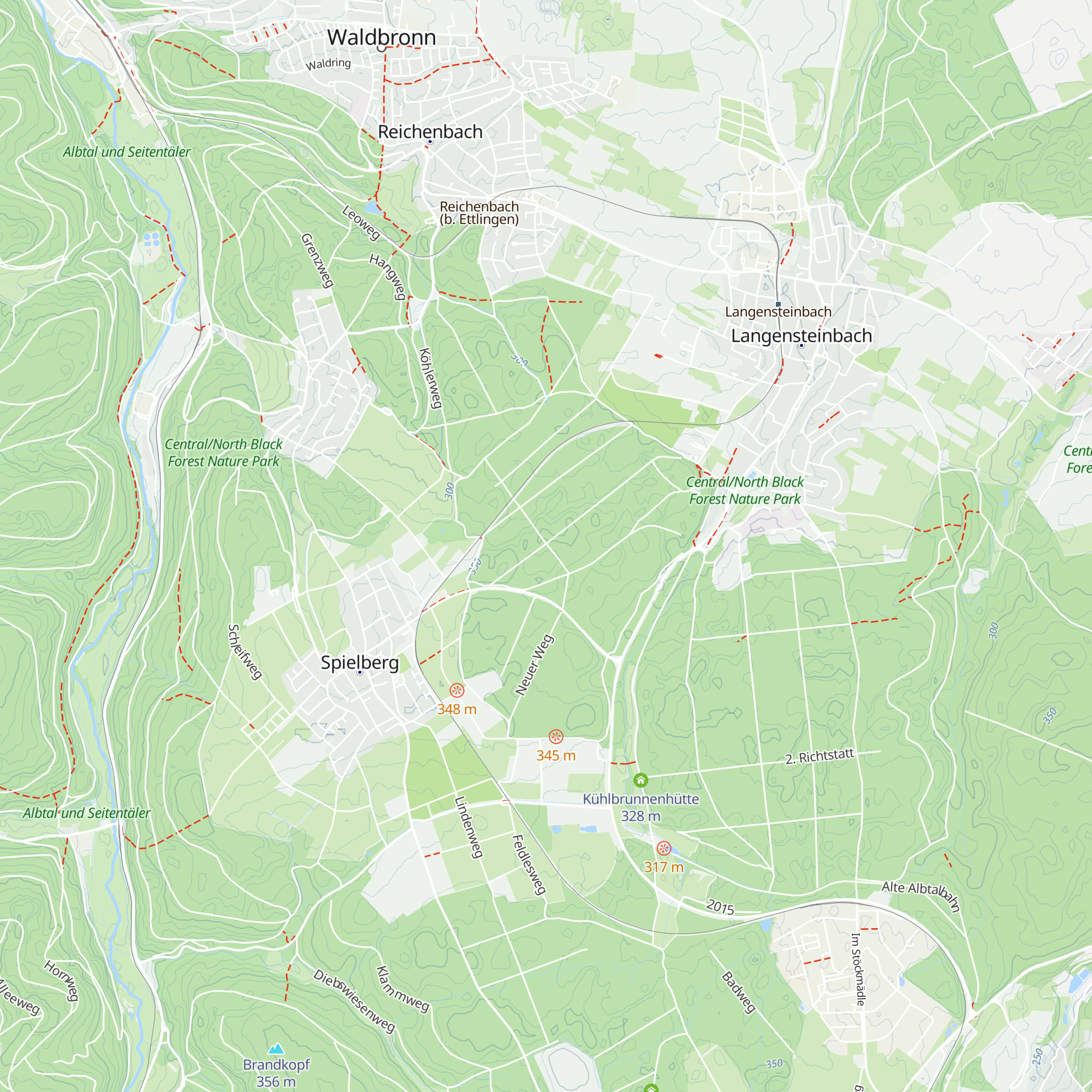 Tannenwaldhütte map
