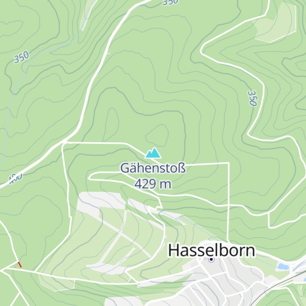 Map of Gähenstoß