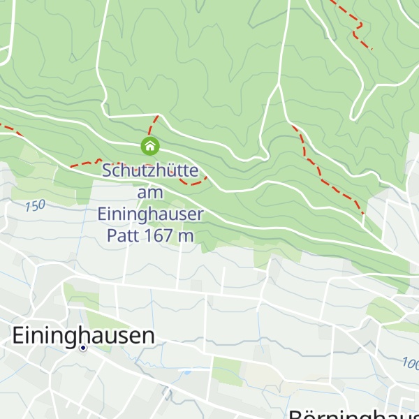 Map of Schutzhütte hinter der Egge