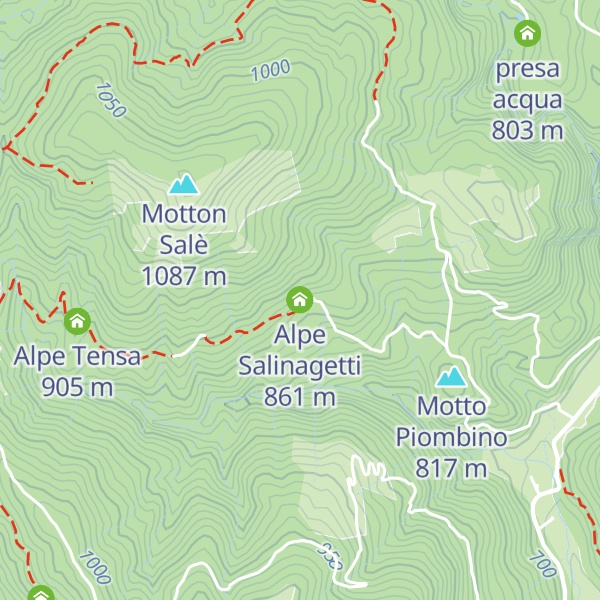 Map of Alpe Salinagetti