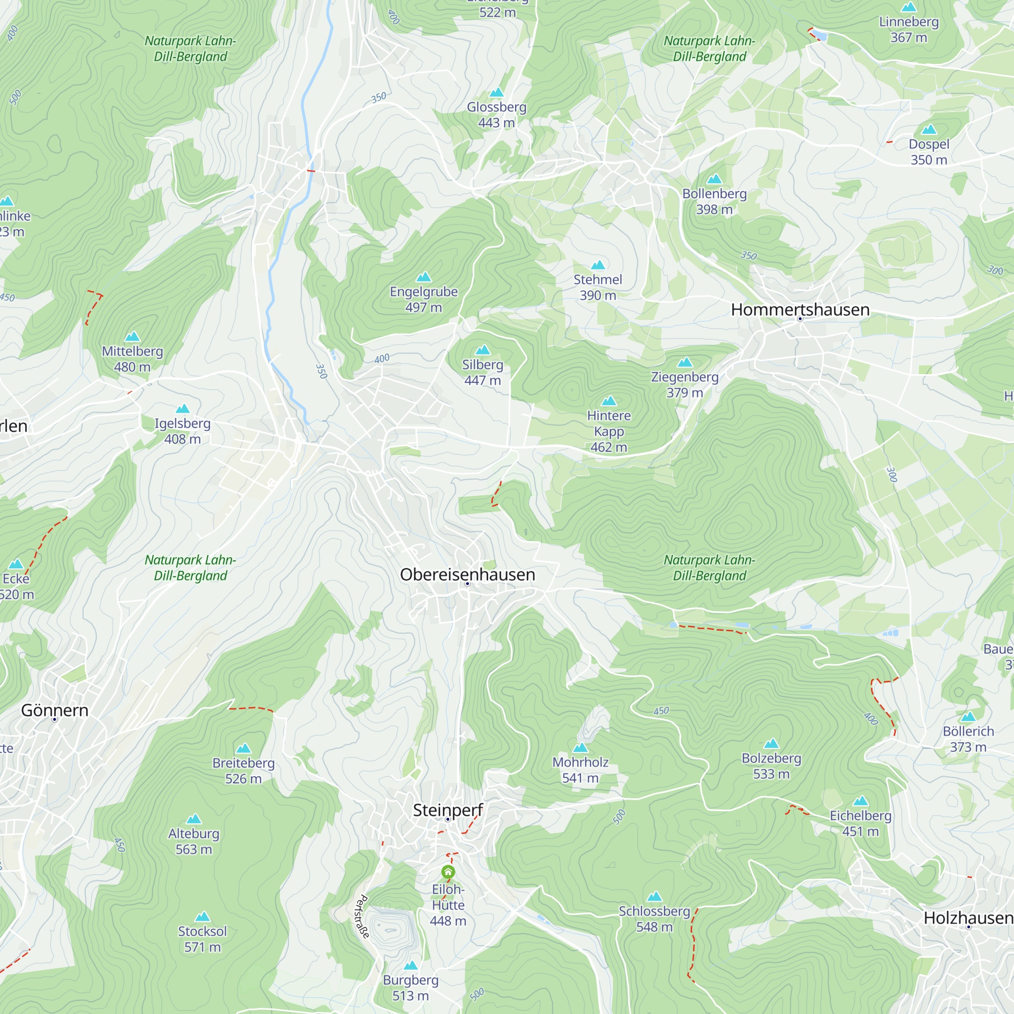 Schutzhütte Obereisenhausen map
