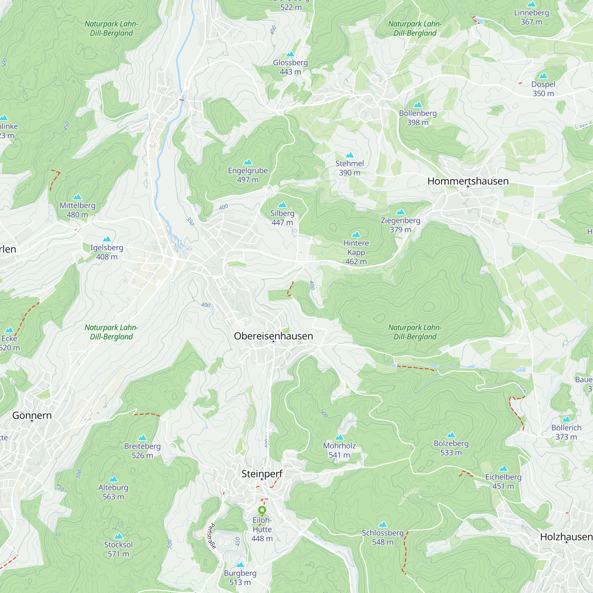 Schutzhütte Obereisenhausen map