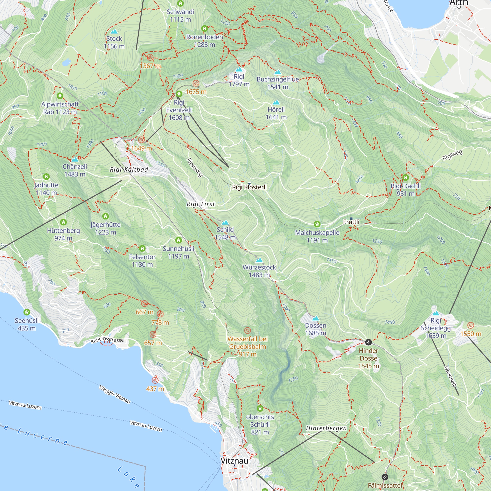 Alpwirtschaft Schild map
