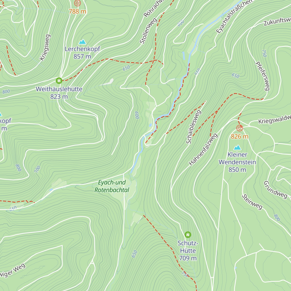 Lehmannshof-Hütte map